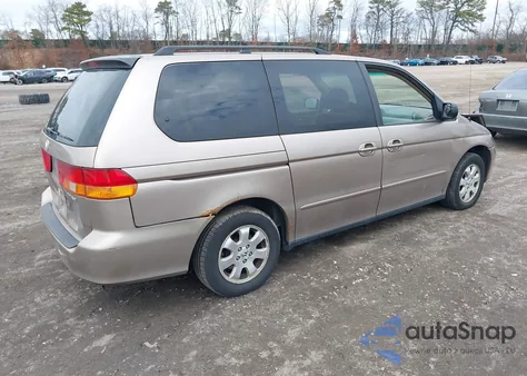 2004 Honda Odyssey Ex из США, поврежденный, VIN 5FNRL18894B088777